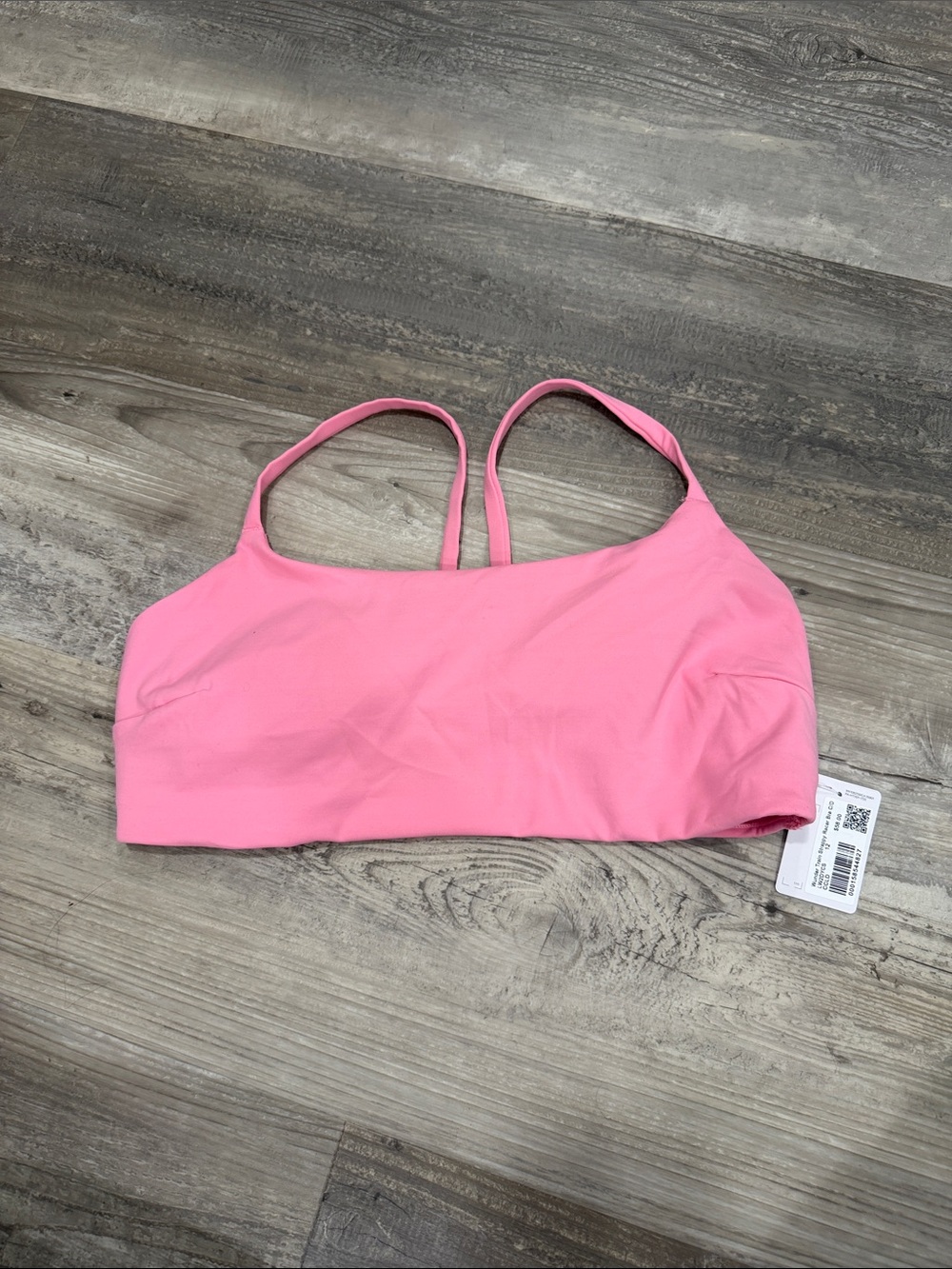 NEW with tags! Lululemon Wunder Train Strappy Racer Bra CANDY CLOUD